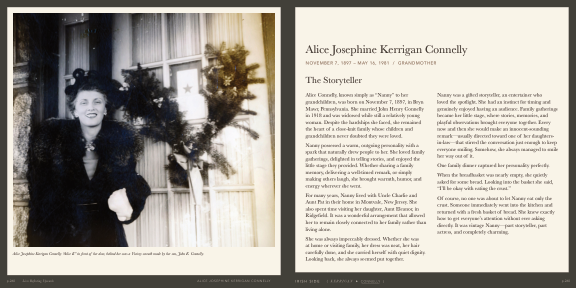 Alice Josephine Kerrigan Connelly — Original