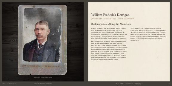 William Frederick Kerrigan — Wood Background